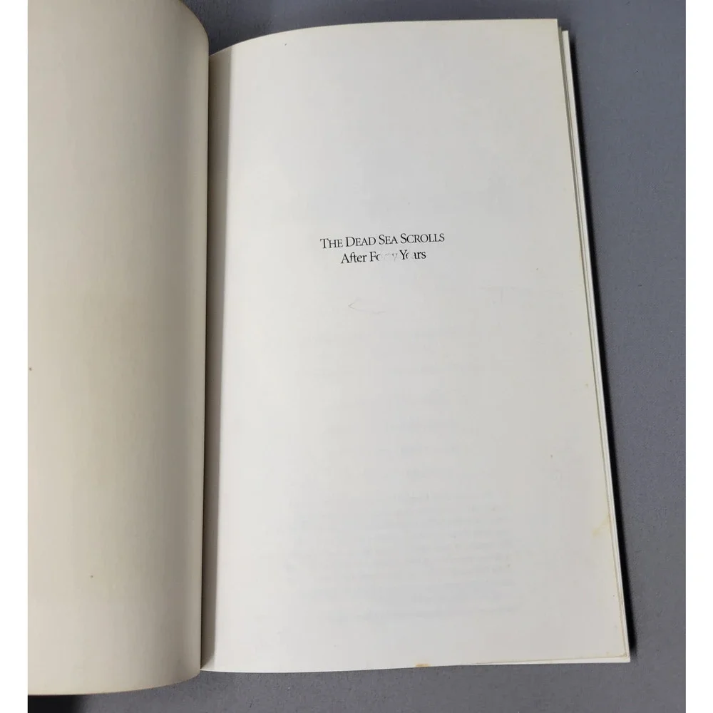 The Dead Sea Scrolls After Forty Years Hershel Shanks Archaeology Softcover 1992
